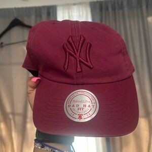 Mitchell & Ness New York Yankees Burgundy Cap